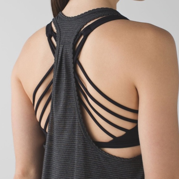 Lululemon 105 F Singlet Tank Top *Silver Heathered Black - Picture 13 of 13